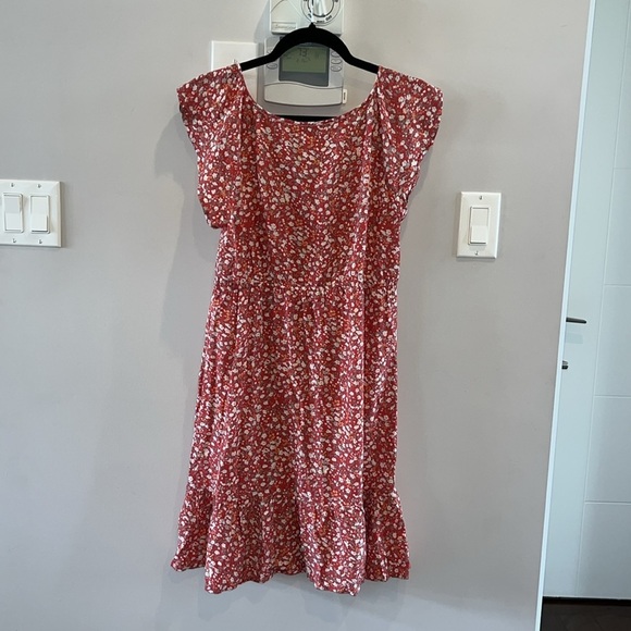 Rails Anika Floral Mini Dress Red Ditsy - Picture 7 of 10